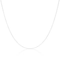 Chaîne en argent sterling fin de 0,8 mm, 35 à 81 cm