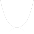 Chaîne en argent sterling fin de 0,8 mm, 35 à 81 cm