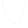 Chaîne à maillons ronds en argent sterling de 1 mm, 35 à 81 cm