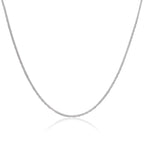 Chaîne torsadée lourde en argent sterling de 2 mm, 40 à 61 cm