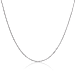 Chaîne torsadée lourde en argent sterling de 2 mm, 40 à 61 cm