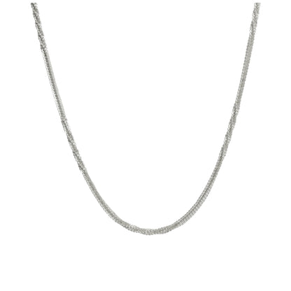 Chaîne torsadée lourde en argent sterling de 2 mm, 40 à 61 cm