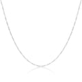 Chaîne Figaro en argent sterling de 1,3 mm, 35 à 81 cm