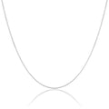Chaîne serpentine en argent sterling de 40 à 81 cm