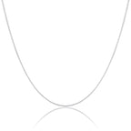 Chaîne serpentine en argent sterling de 40 à 81 cm