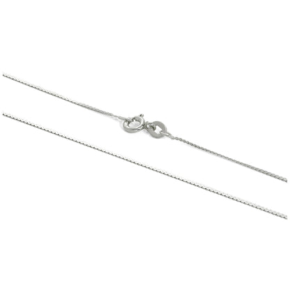 Chaîne serpentine en argent sterling de 16 à 32 pouces