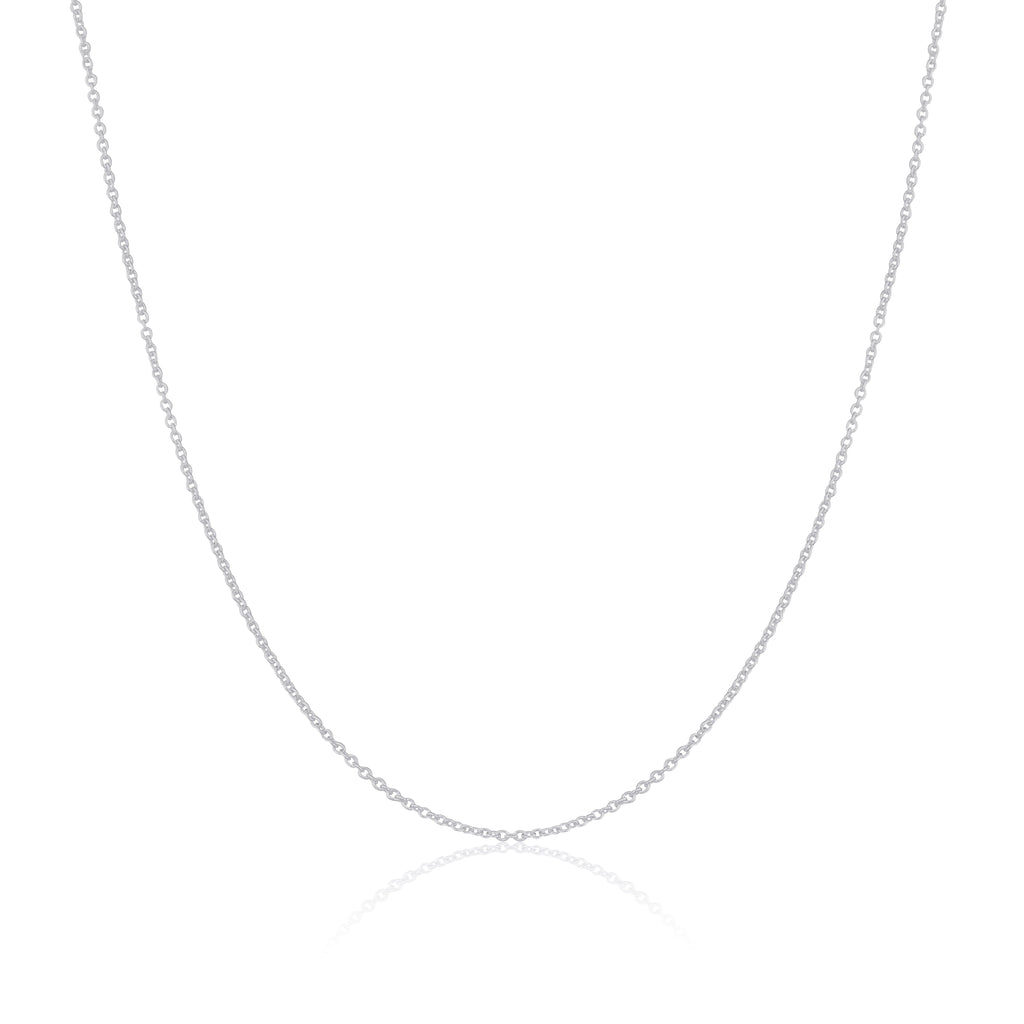 Chaîne Belcher en argent sterling de 1 mm, 40 à 61 cm