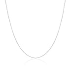 Chaîne Belcher en argent sterling de 1 mm, 40 à 61 cm