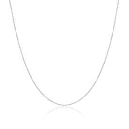 Chaîne Belcher en argent sterling de 1 mm, 40 à 61 cm