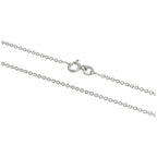 Chaîne Belcher en argent sterling de 1 mm, 40 à 61 cm