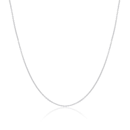 Chaîne Belcher en argent sterling de 1 mm, 40 à 61 cm