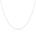Chaîne en argent sterling de 2 mm, 40 à 61 cm