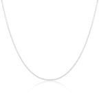 Chaîne en argent sterling de 2 mm, 40 à 61 cm