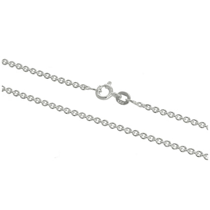 Chaîne en argent sterling de 2 mm, 40 à 61 cm