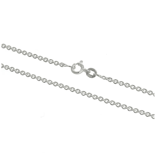 Chaîne en argent sterling de 2 mm, 40 à 61 cm
