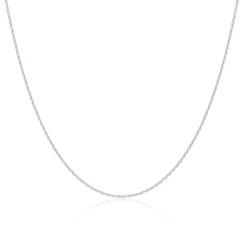 Chaîne torsadée en argent sterling de 1 mm, 40 à 61 cm