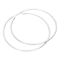 Boucles d'oreilles créoles en argent sterling
