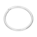 Boucle d'oreille créole légère en argent sterling de 12 mm