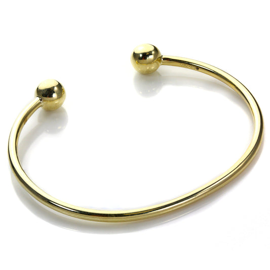 Bracelet bébé creux en or jaune 9 carats