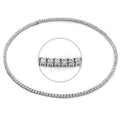 Collier Tennis Collette en argent sterling et cristal CZ de 43 cm