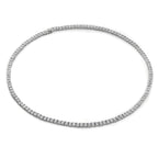 Collier Tennis Collette en argent sterling et cristal CZ de 43 cm