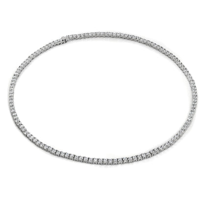 Collier Tennis Collette en argent sterling et cristal CZ de 43 cm