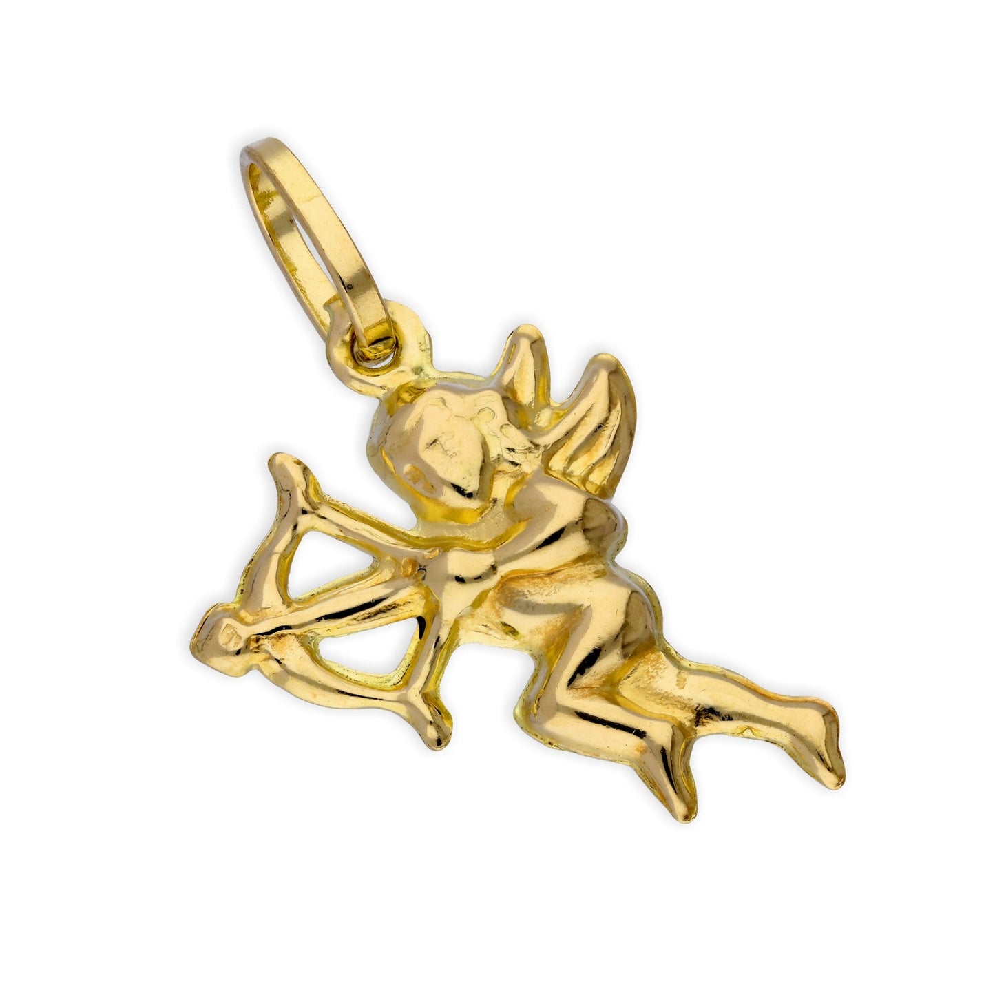 Breloque ange Cupidon en or 9 carats
