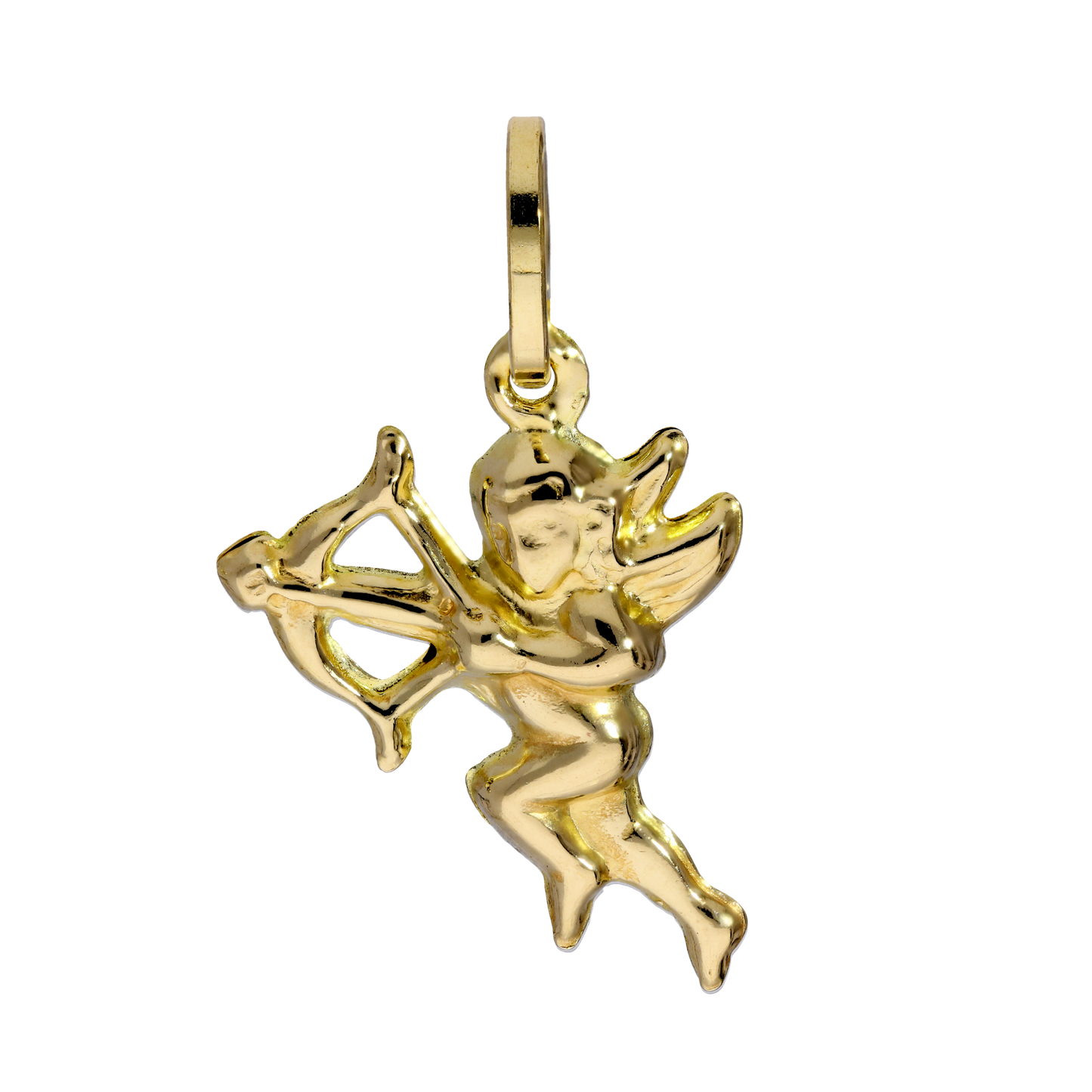 Breloque ange Cupidon en or 9 carats