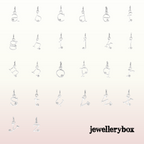 Collier initial en argent sterling avec diamants