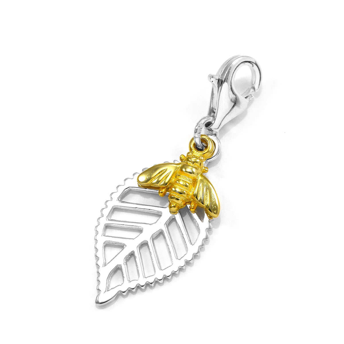 Breloque Abella à clip en argent sterling