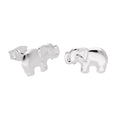 Boucles d'oreilles à tige en argent sterling en forme d'éléphant mignon