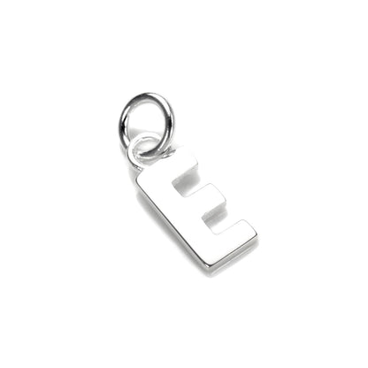 Breloque lettre en argent sterling