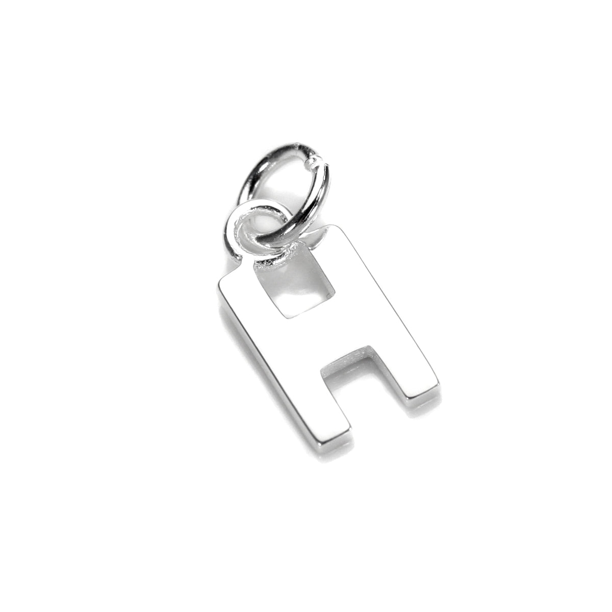Breloque lettre en argent sterling