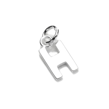 Breloque lettre en argent sterling