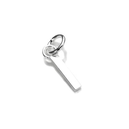 Breloque lettre en argent sterling