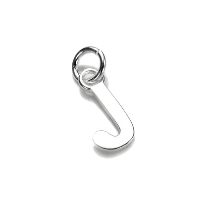 Breloque lettre en argent sterling