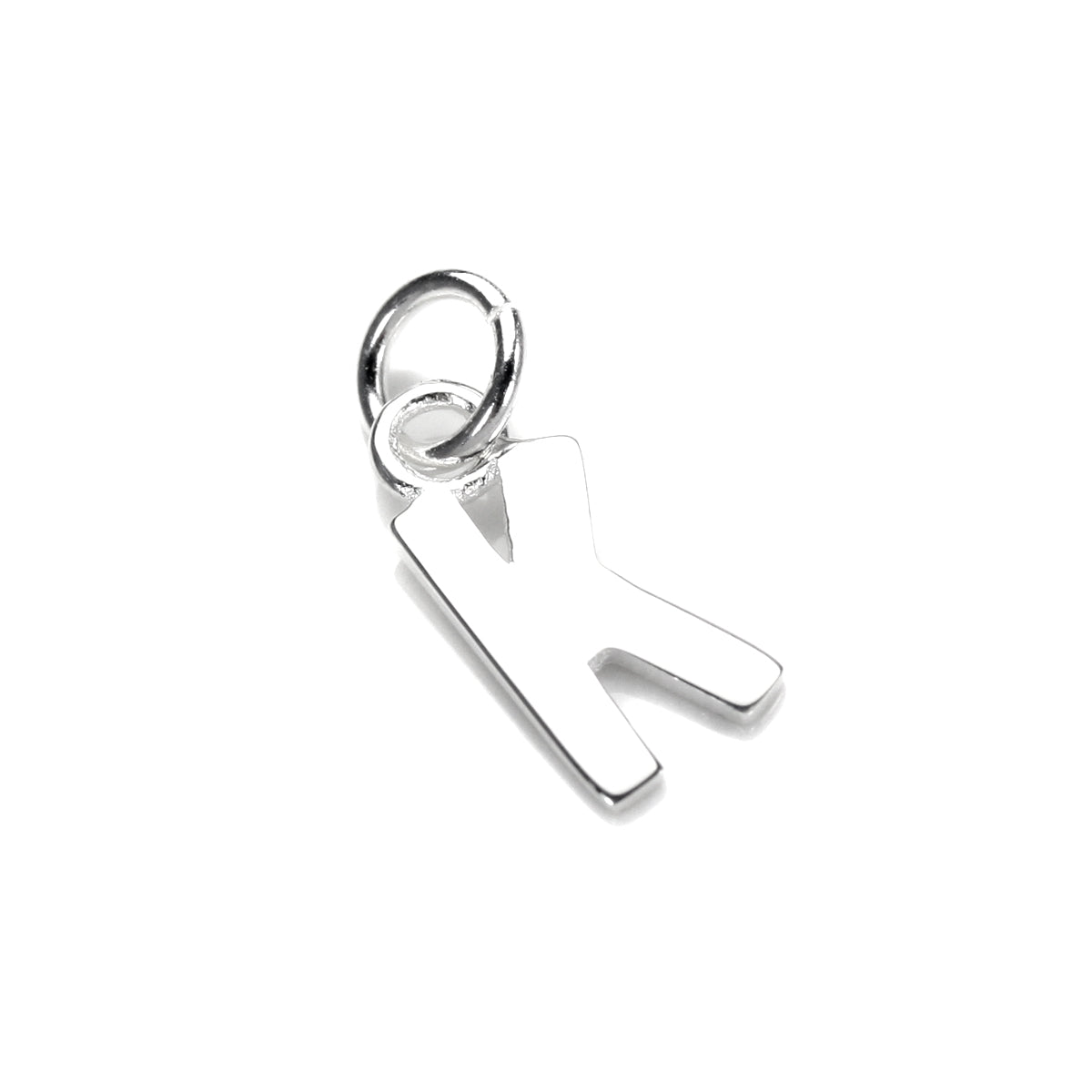 Breloque lettre en argent sterling