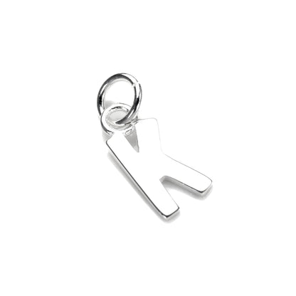 Breloque lettre en argent sterling