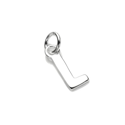 Breloque lettre en argent sterling