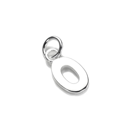 Breloque lettre en argent sterling