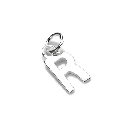 Breloque lettre en argent sterling