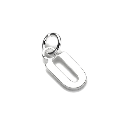 Breloque lettre en argent sterling