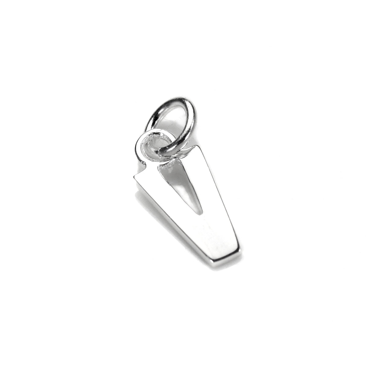 Breloque lettre en argent sterling