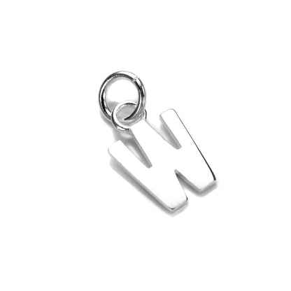Breloque lettre en argent sterling