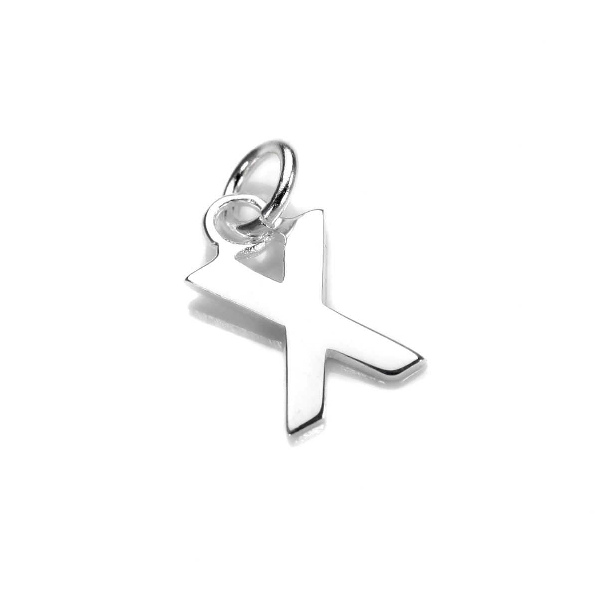 Breloque lettre en argent sterling