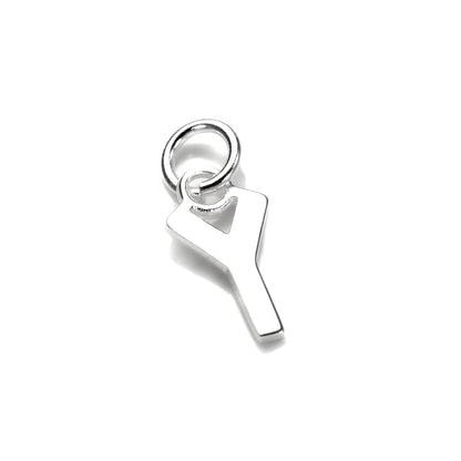 Breloque lettre en argent sterling