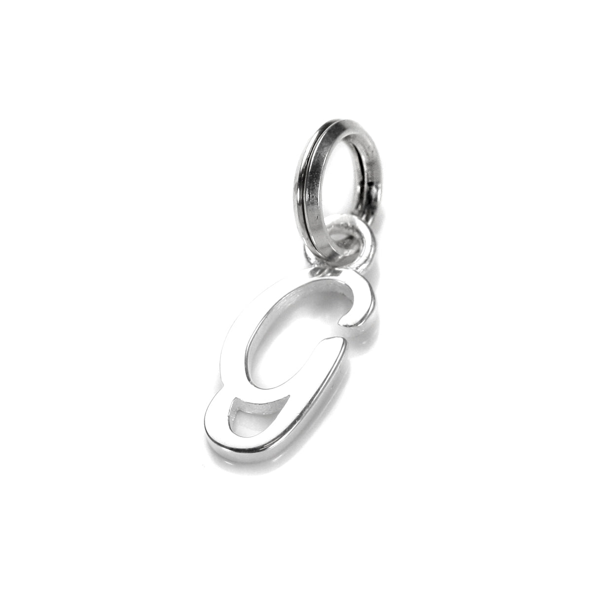 Breloque en argent sterling avec lettre manuscrite