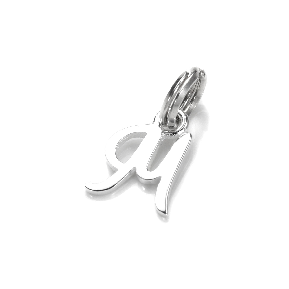 Breloque en argent sterling avec lettre manuscrite