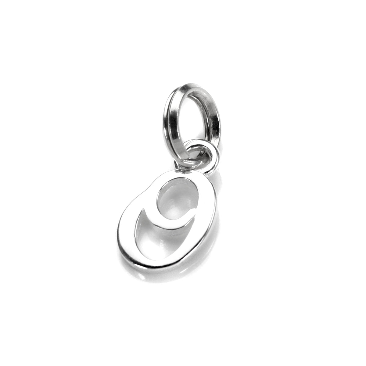 Breloque en argent sterling avec lettre manuscrite