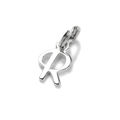 Breloque en argent sterling avec lettre manuscrite